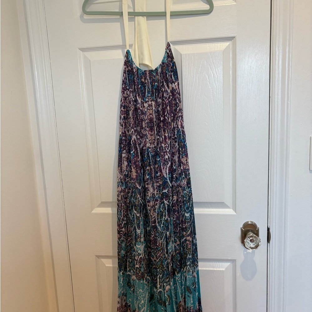 Rebecca Minkoff Purple and Blue Maxi Dress